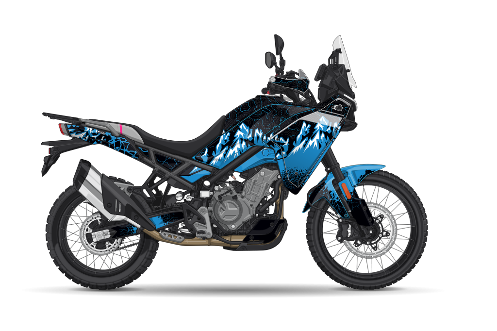 2404STR NDURO (CF-Moto Adventure Toate Modelele) – Stickere Montane